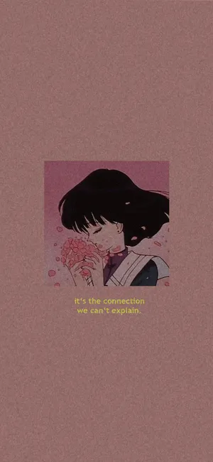 Unspoken Bond Vintage Anime Aesthetic.jpg Wallpaper
