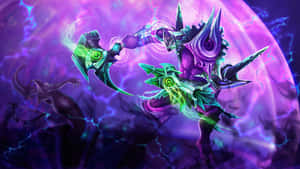 Unstoppable Faceless Void In Action Wallpaper