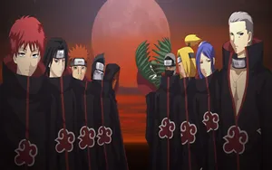 Unstoppable Power Of Akatsuki Members Wallpaper