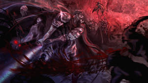 Unstoppable Rage: Guts, The Legendary Swordsman From Anime Berserk Wallpaper