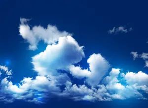 Unveiling Mystery - Aerial View Of Dense Cloud Cover Wallpaper