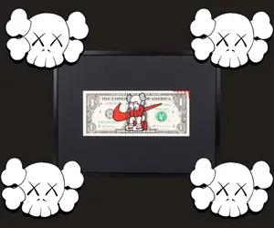 Unveiling The Ultimate Collaboration: Kaws X Nike Sneakers Wallpaper