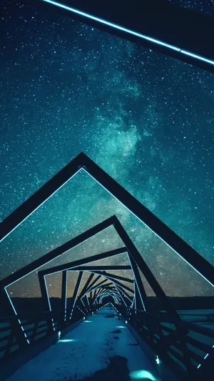 Up Close Shot Of An Eye-catching Dark Blue Iphone Wallpaper