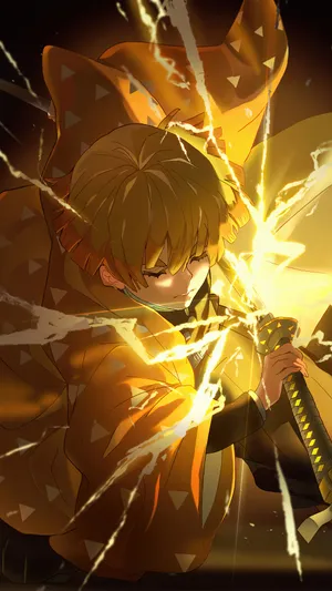 Upgrade To The Zenitsu Phone For Smooth Operations Wallpaper