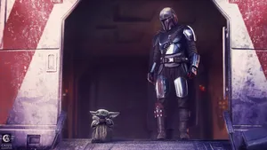 Upgrade Your Gaming Experience With The Mandalorian Pc. Wallpaper
