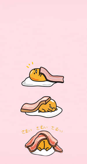 Upgrade Your Tech Game With Gudetama Phone Wallpaper