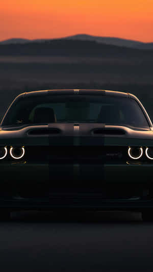 Upgrade Your Technology With A Hellcat Iphone Wallpaper