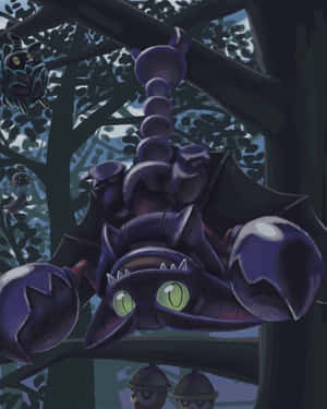 Upside Down Gligar Wallpaper