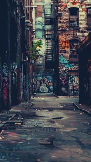 Urban Alley Graffiti Art.jpg Wallpaper