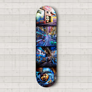 Urban Art Skateboard Deck Wallpaper