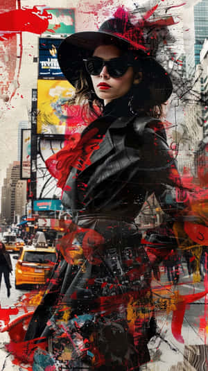 Urban Chic_ Fashionista_ Art Wallpaper