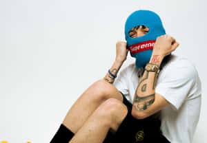 Urban Fashion Beanie Pose Wallpaper