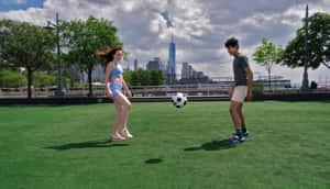 Urban Freestyle Soccer Session Wallpaper