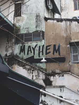 Urban Mayhem Graffiti Wallpaper