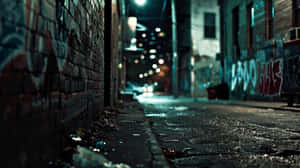 Urban_ Night_ Alley_ Graffiti.jpg Wallpaper