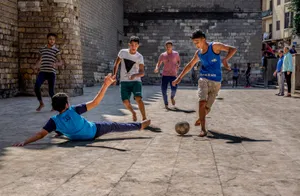 Urban Street Soccer Game.jpg Wallpaper