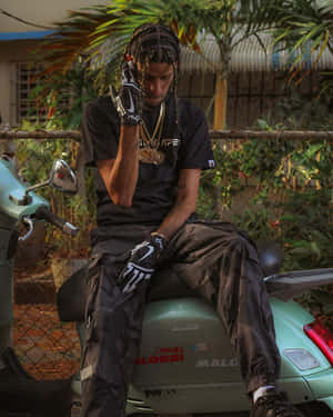 Urban_ Style_ Motorcycle_ Pose.jpg Wallpaper