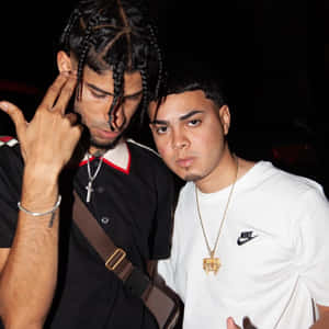 Urban Style_ Two Men_ Night Out Wallpaper