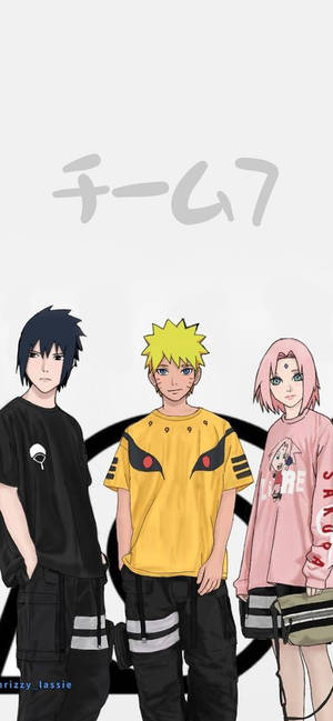 Urban Team 7 Naruto Iphone Wallpaper