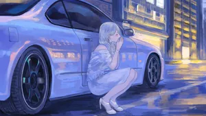 Urban Twilight Reflections Wallpaper