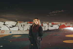 Urban_ Winter_ Portrait Wallpaper