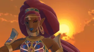 Urbosa, The Gerudo Champion From The Legend Of Zelda: Breath Of The Wild Wallpaper