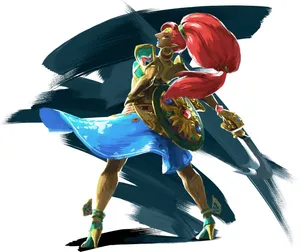 Urbosa, The Gerudo Champion In The Legend Of Zelda Wallpaper