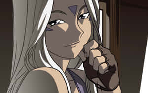 Urd Smiling Mischief Wallpaper