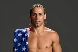 Urijah Faber With The American Flag Wallpaper