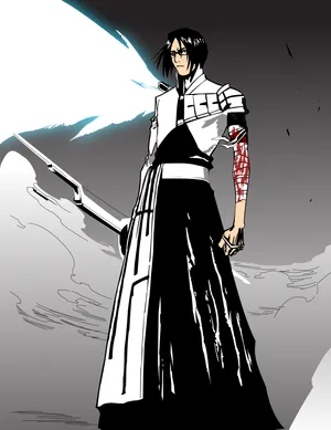 Uryu Ishida Standing With Bow Wallpaper