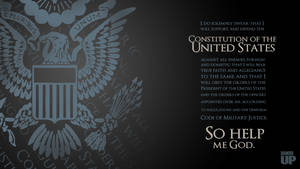 Us Army Constitution Of United States Wallpaper