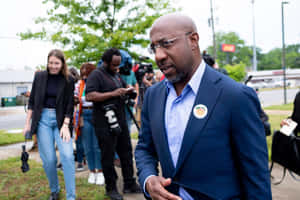 Us Sen. Raphael Warnock Wallpaper