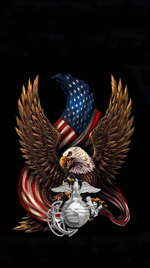 Usa Iphone Eagle Wallpaper