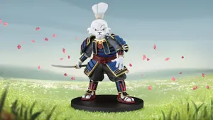 Usagi Yojimbo Samurai Figure Wallpaper