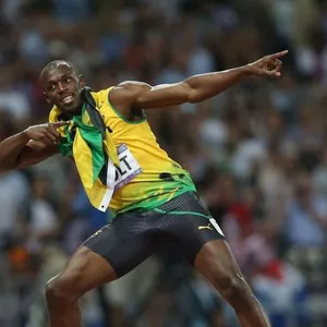 Usain Bolt Does His Iconic Pose Wallpaper