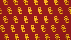 Usc Football Anchor Logo Tiled Wallpaper