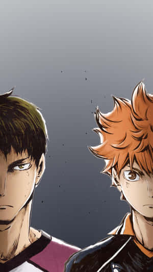 Ushijima Wakatoshi In An Intense Moment Wallpaper