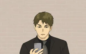 Ushijima Wakatoshi - Powerful Volleyball Prodigy Wallpaper