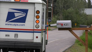 Usps Delivering Letter Wallpaper