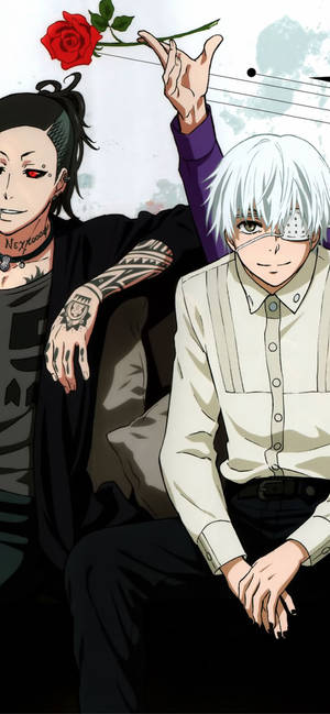 Uta And Ken Tokyo Ghoul Iphone Background Wallpaper