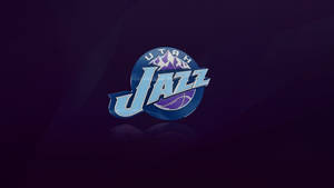 Utah Jazz Emblem In Purple Wallpaper