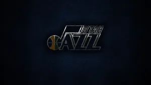 Utah Jazz On Metal Floor Wallpaper