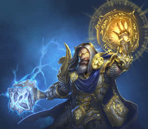 Uther Lightbringer Fantasy Artwork Wallpaper