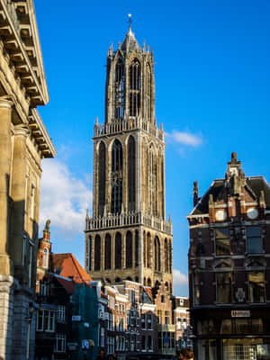 Utrecht Dom Tower Skyline Wallpaper