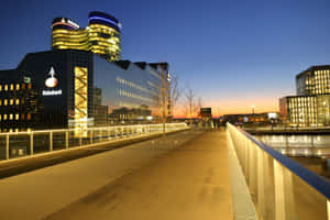 Utrecht Rabobank Headquarters Dusk Wallpaper