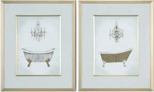 Uttermost 33677 Gilded Bath Prints Wallpaper