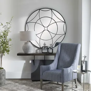 Uttermost Jocasta Mirrored Circular Wall Decor 04307 Wallpaper