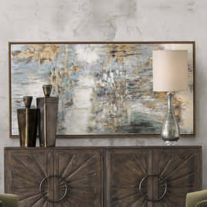 Uttermost Kohana Console Cabinet Wallpaper