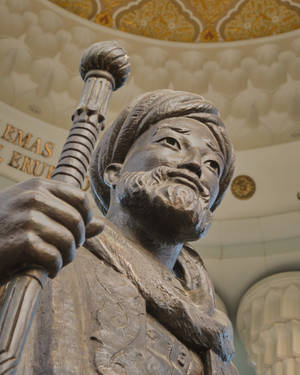 Uzbekistan Alisher Navoi Statue Wallpaper