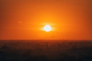 Uzbekistan Sunset In Khiva Wallpaper